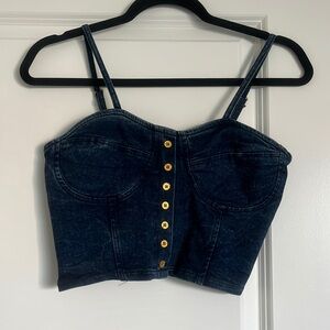 Denim top